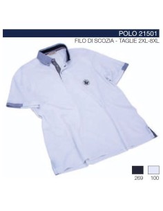 Polo 21501 mezze maniche Maxfort collo camicia