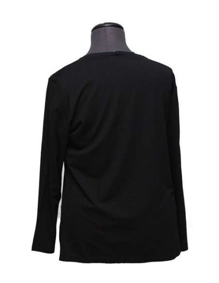 Sottogiacca nero con borchie