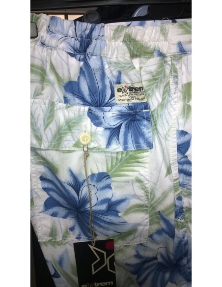 Bermuda Extreme Bull floreale 4 Tasche