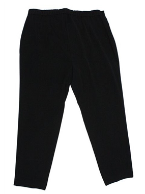 Picture of Pantalone elasticizzato invernale nero